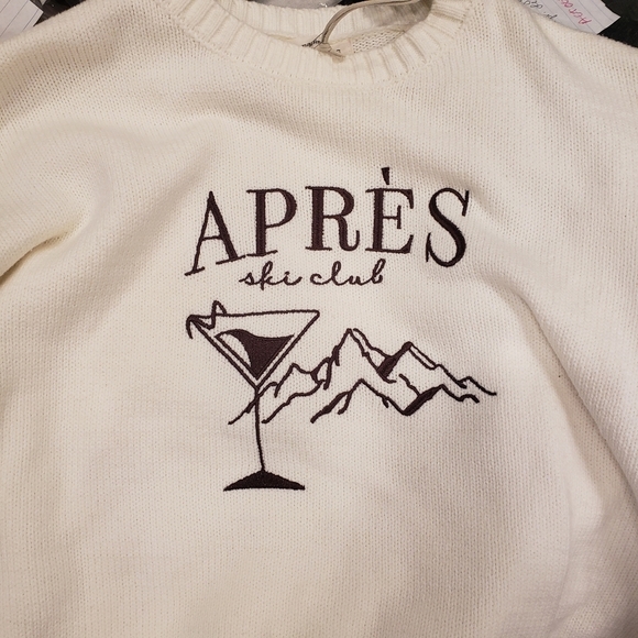 NWT moon & madison Crew Neck Crop Top Sweater - S - Picture 2 of 7